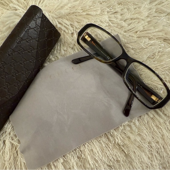 Gucci:Eye glasses . Double G. Plus case and cloth. - Picture 11 of 15